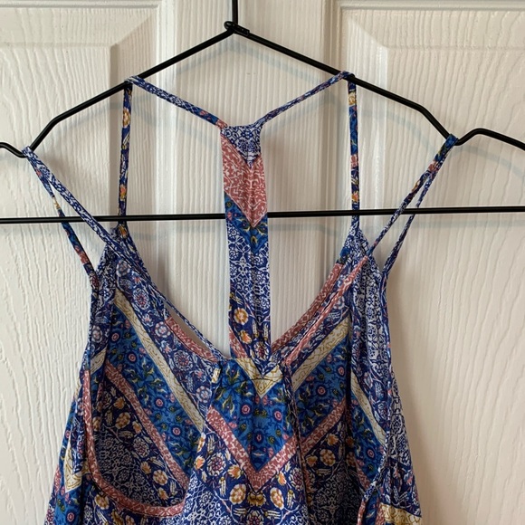 Just Love Floral Tank Top Sz M - Picture 3 of 7